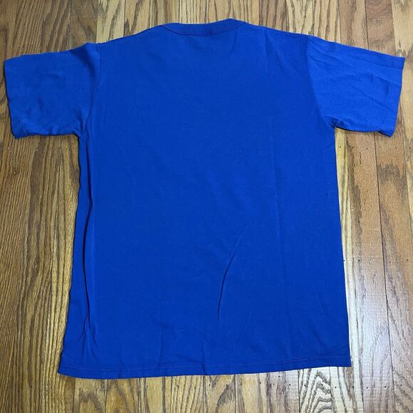 Vintage Russell Athletic Waldron Mercy Blue T-Shirt Sz Small 1990’s Made In USA - Picture 5 of 5